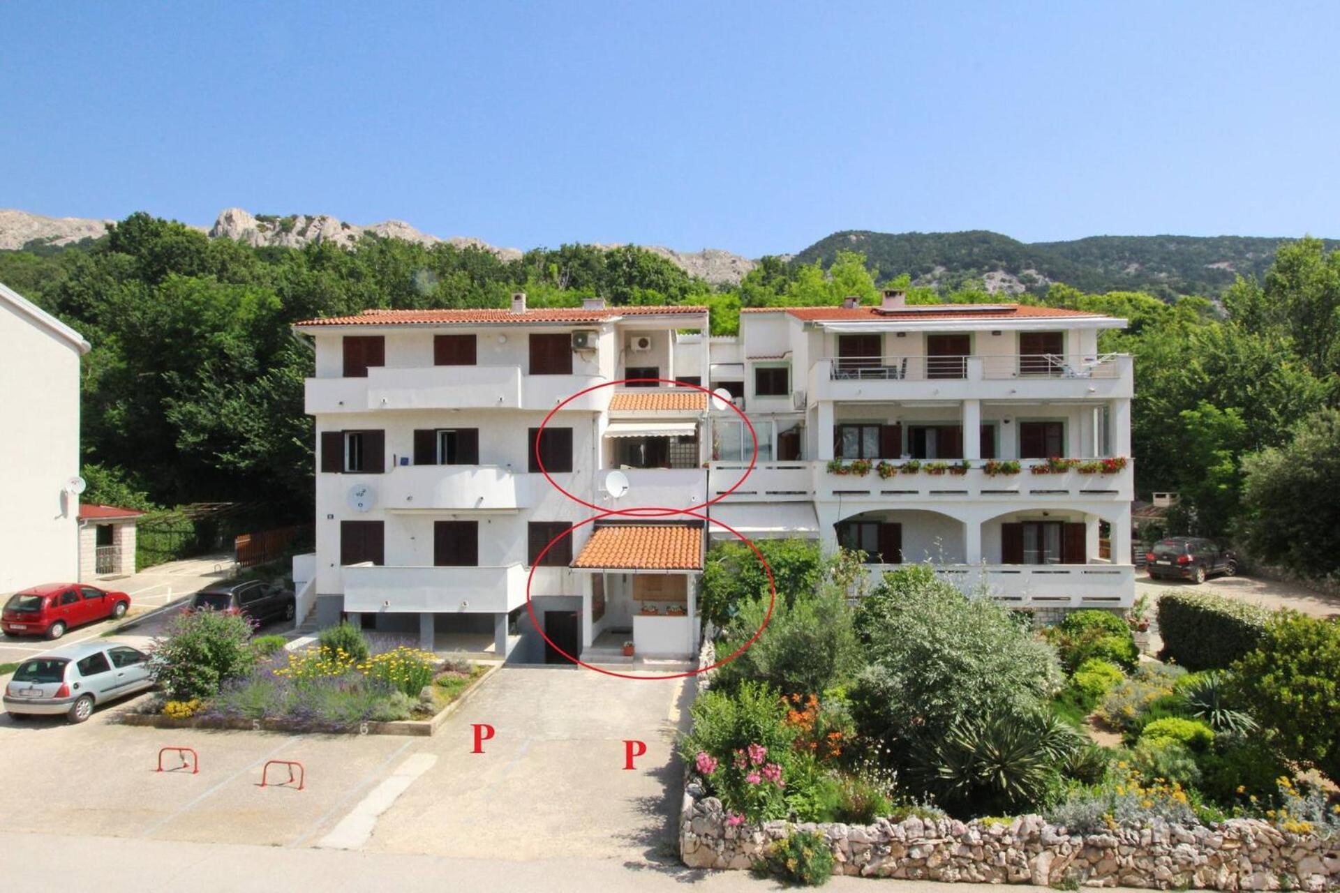 Apartments Karamarko Baška Exterior foto